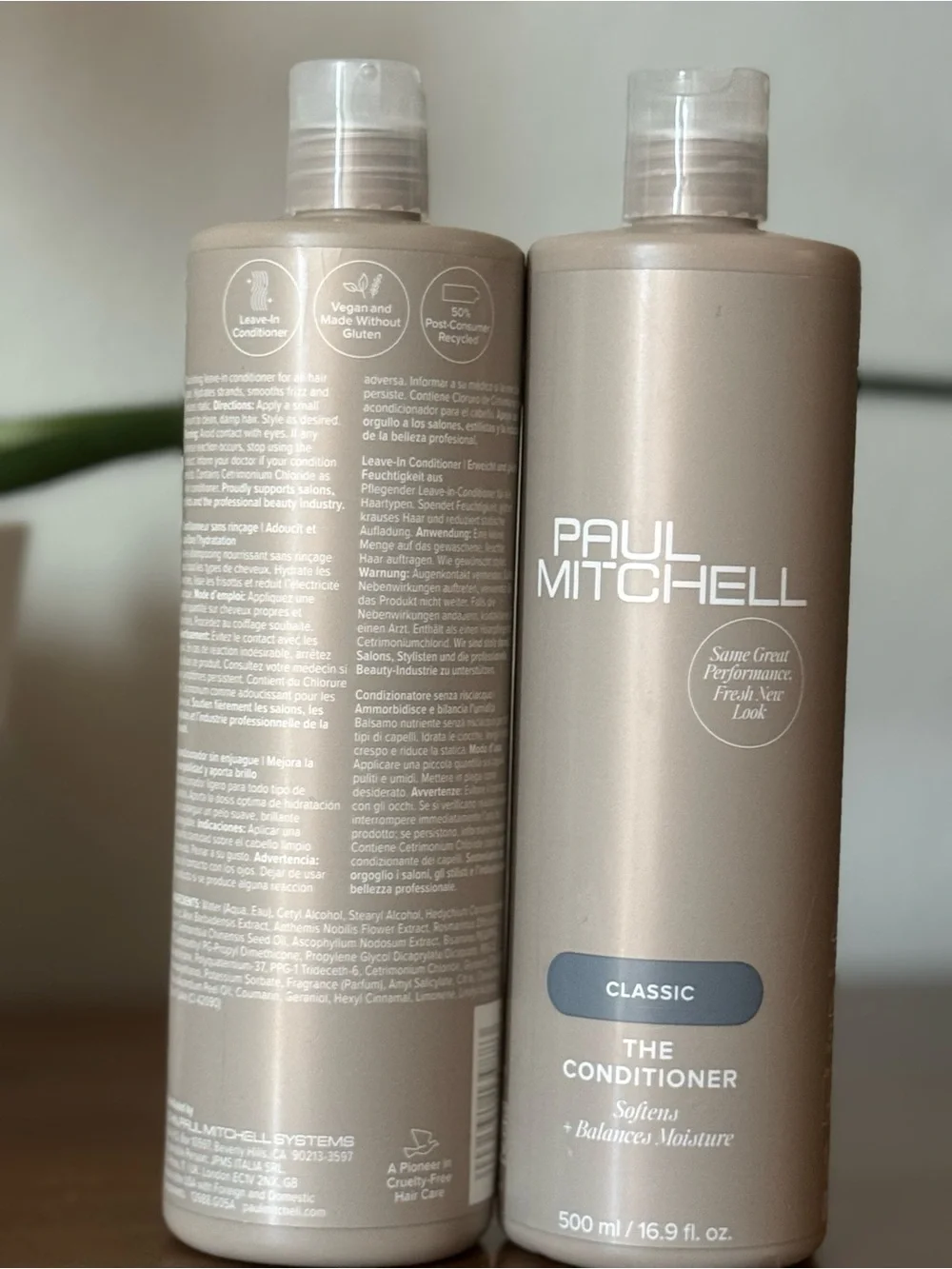 2 Paul Mitchell Classic Conditioner – Taupe (500 ml each )